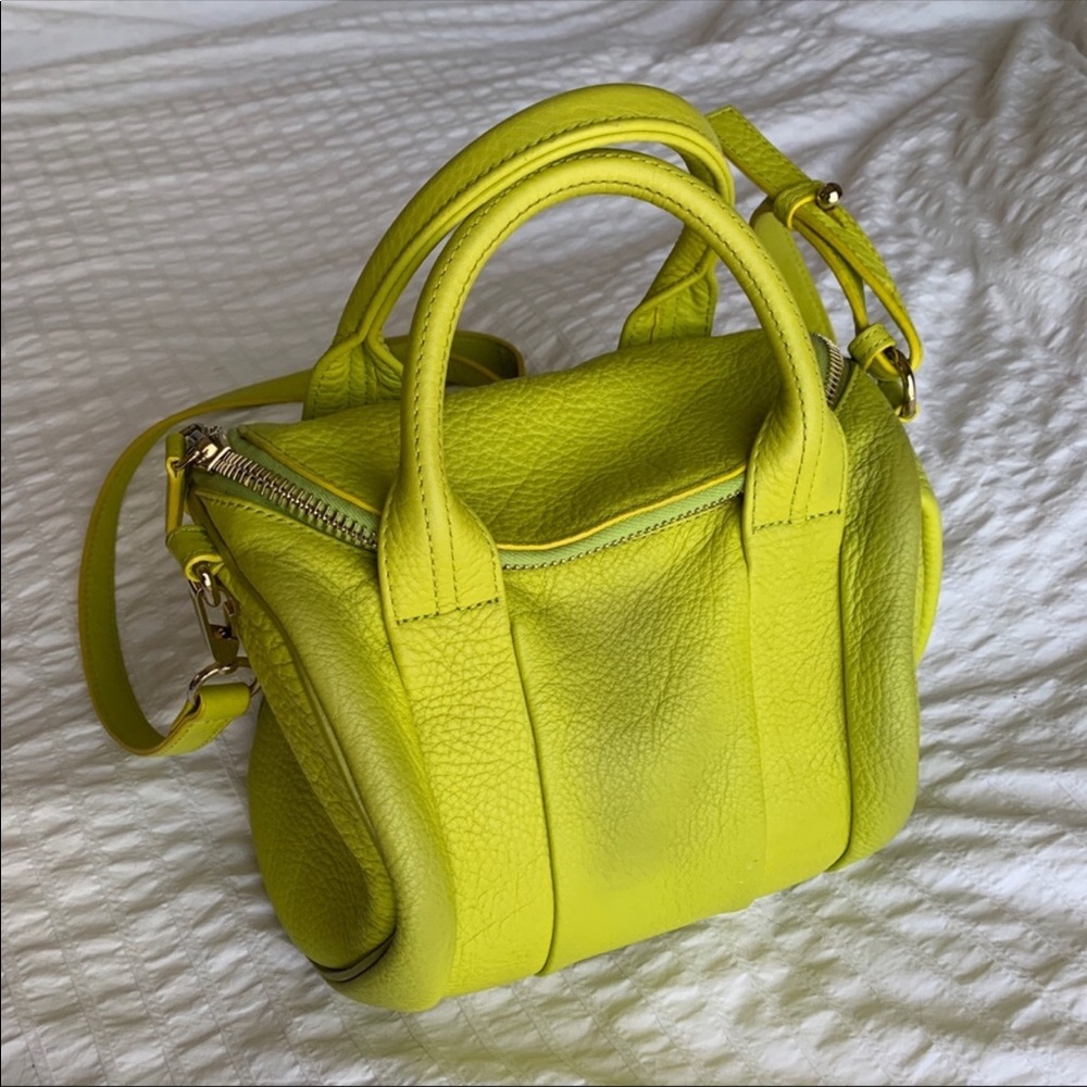 neon handbag